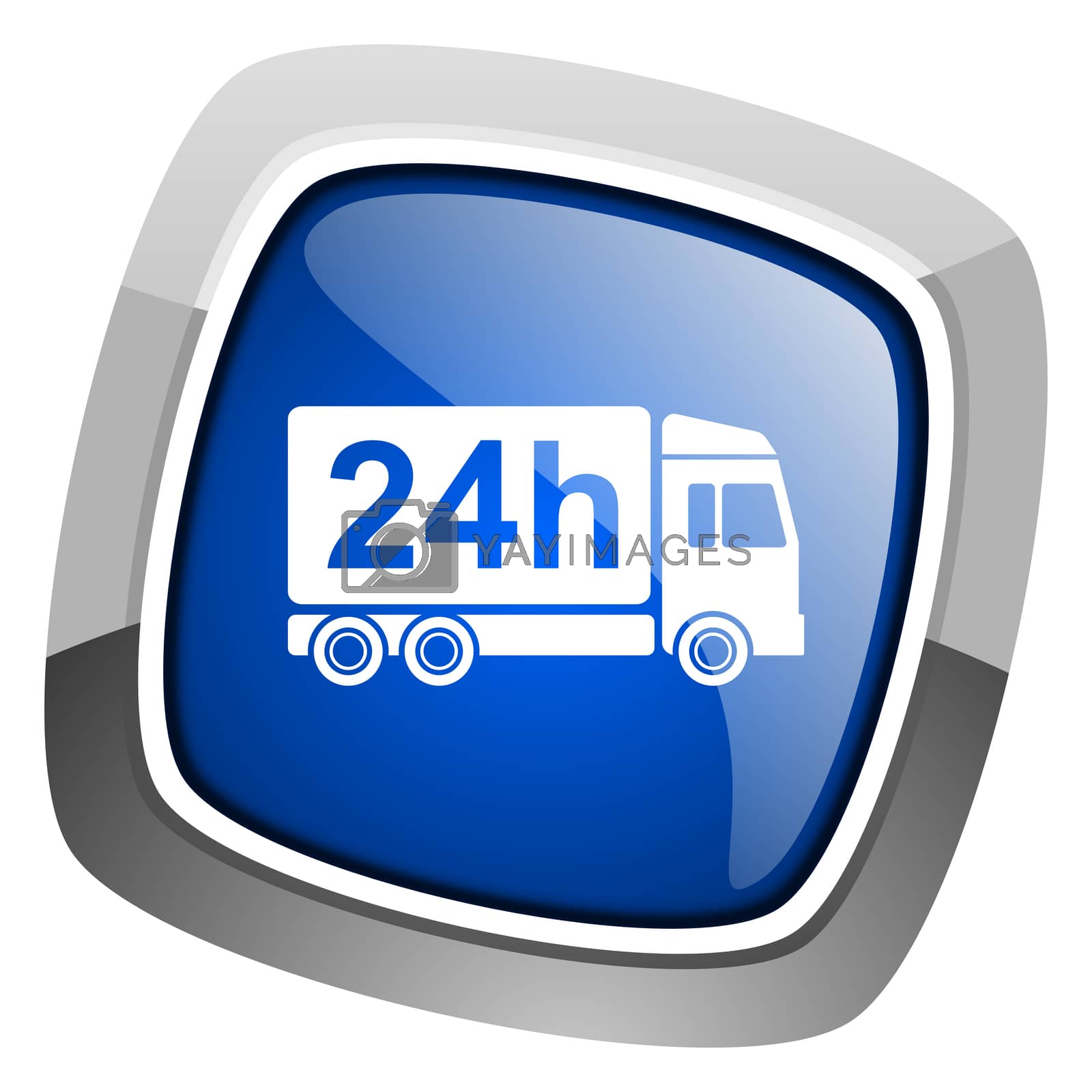 Royalty free image of delivery 24h icon by alexwhite