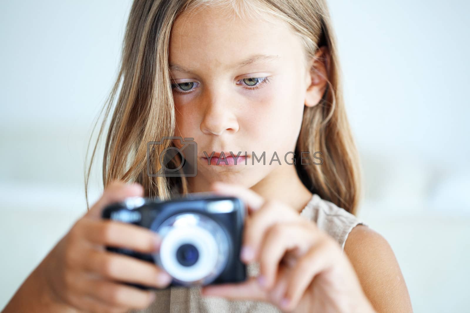 Royalty free image of Little photographer by alenkasm