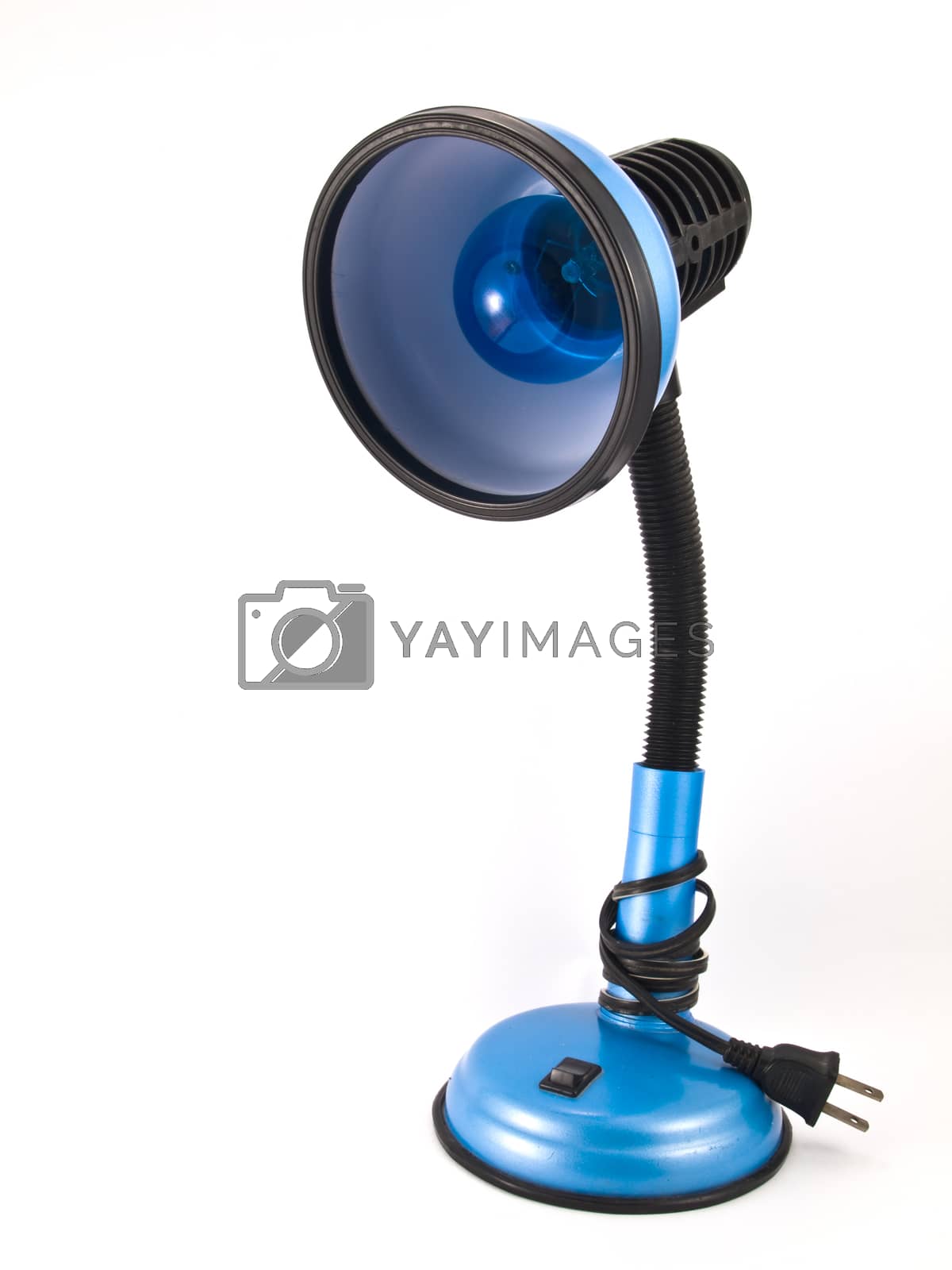 Royalty free image of blue lamp by zirconicusso