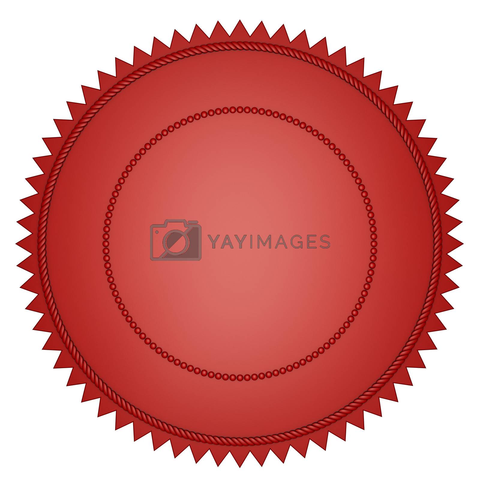Royalty free image of Red Seal by ayzek