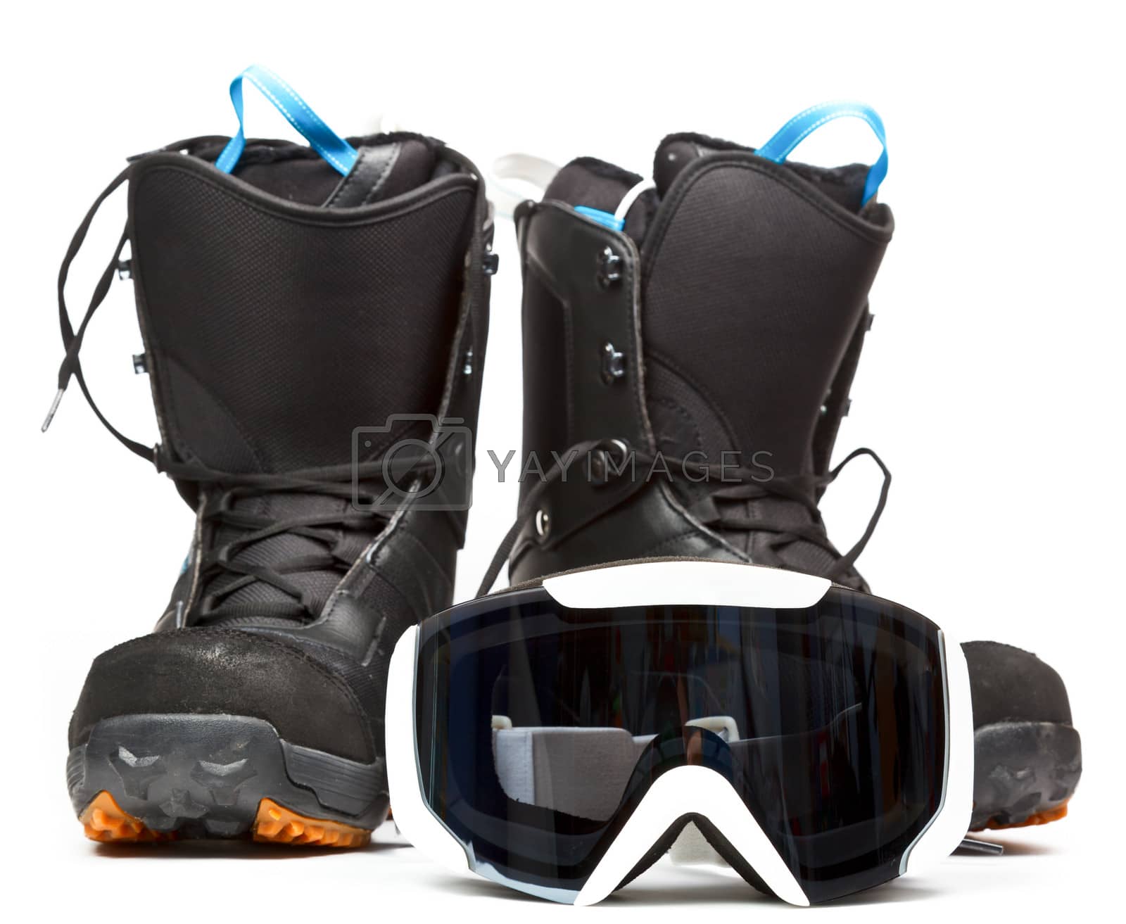 Royalty free image of Snowboarding equipment by naumoid