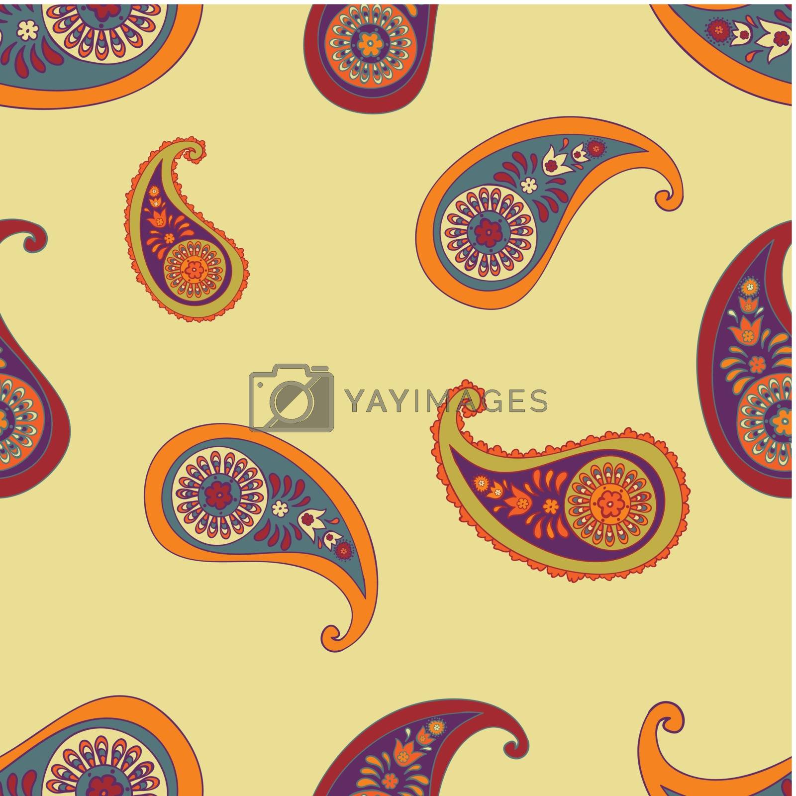 Royalty free image of paisley seamless background by lolya1988