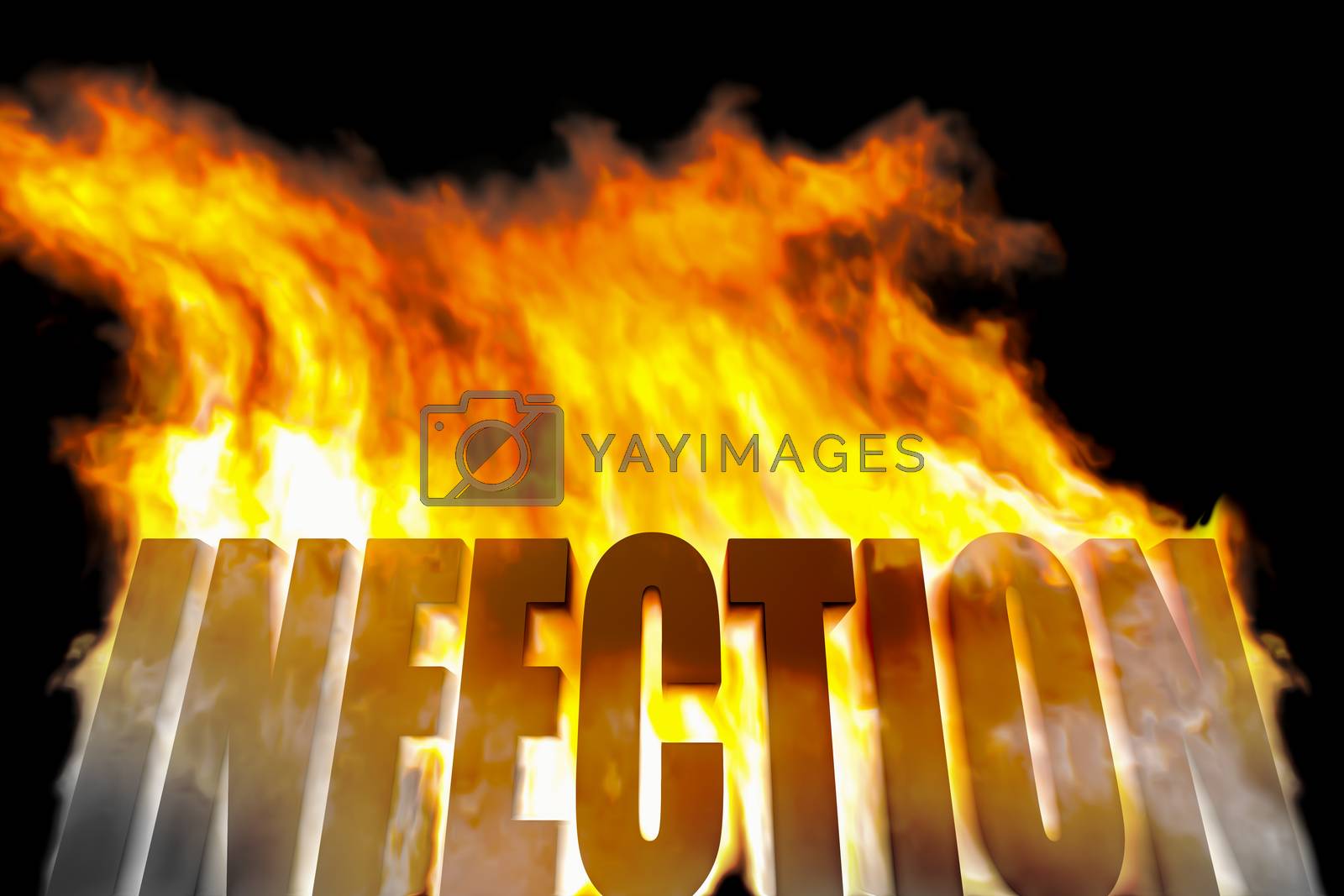Royalty free image of infection by magann