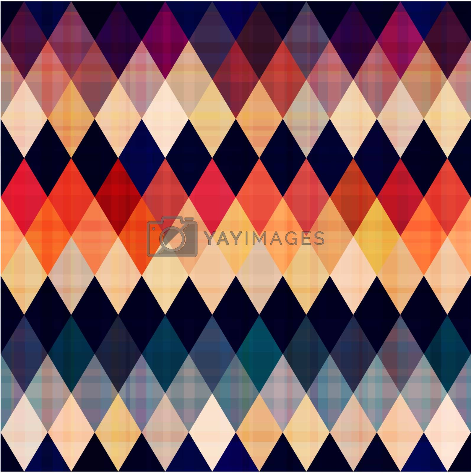 Royalty free image of colorful seamless argyle pattern by pauljune