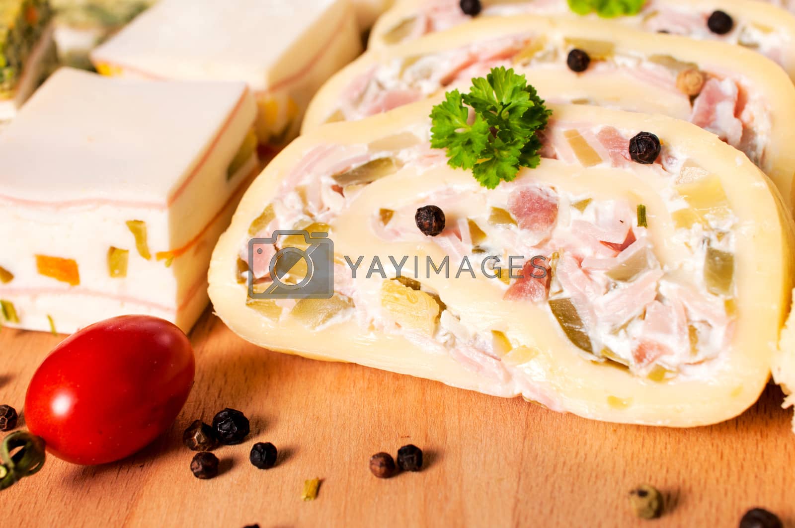 Royalty free image of Cheese roll by badmanproduction