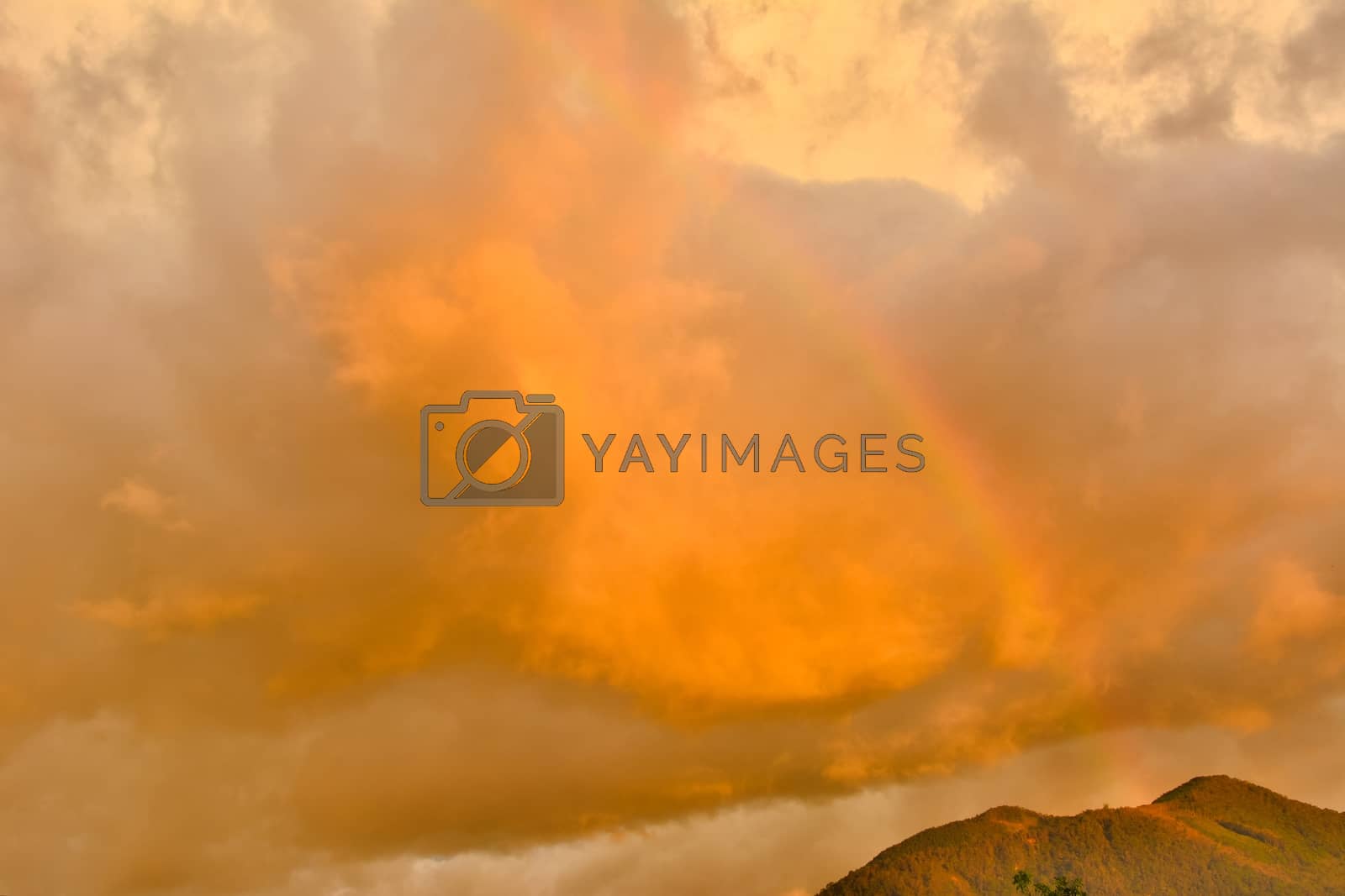 Royalty free image of Dramatic sunset by elwynn