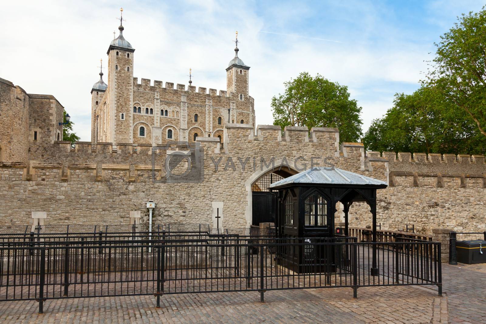 Royalty free image of Tower of London entrance by naumoid