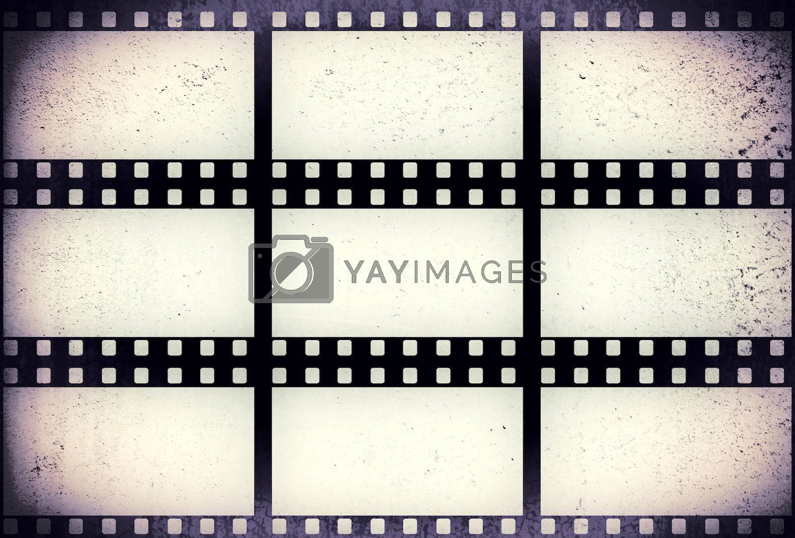 Royalty free image of Grunge filmstrip by badmanproduction
