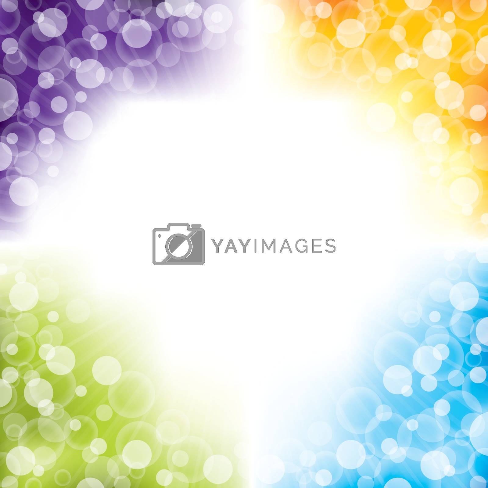 Royalty free image of Colorful abstract background design with four colors by vipervxw