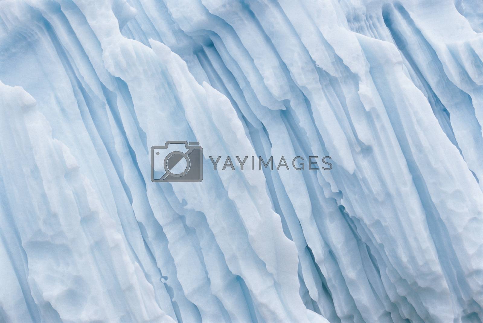 Royalty free image of Closeup of ice formation by moodboard