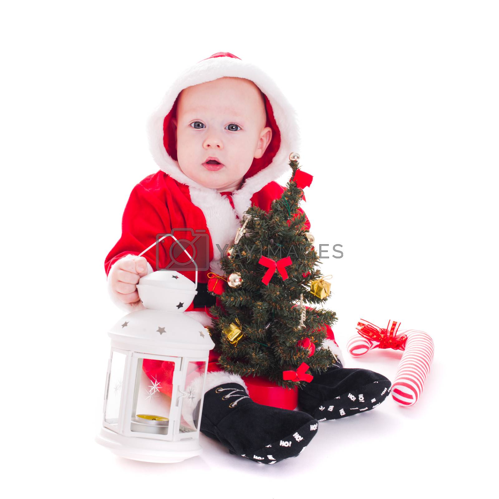 Royalty free image of Santa boy by oksix