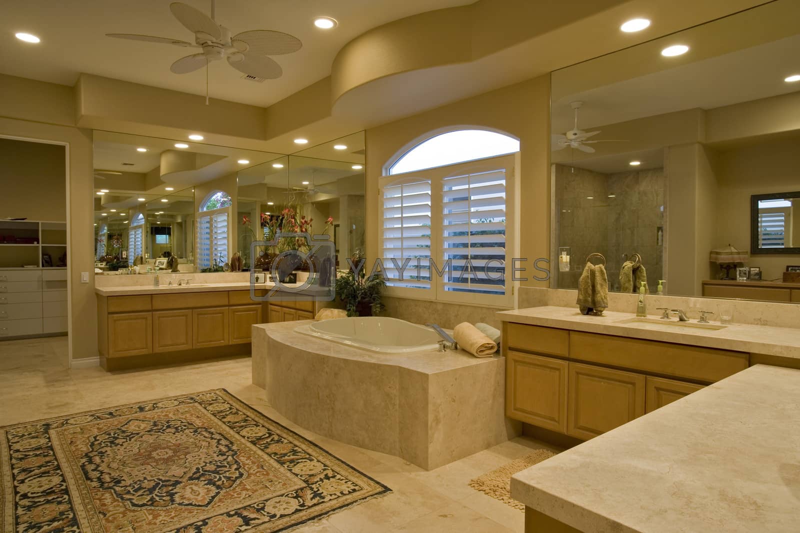 Royalty free image of Luxury bathroom interior by moodboard