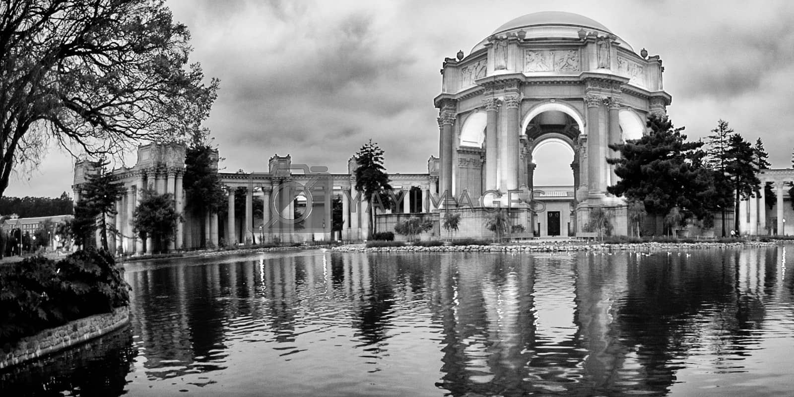 Royalty free image of Reflection of Palace Of Fine Arts, Marina District, San Francisc by CelsoDiniz