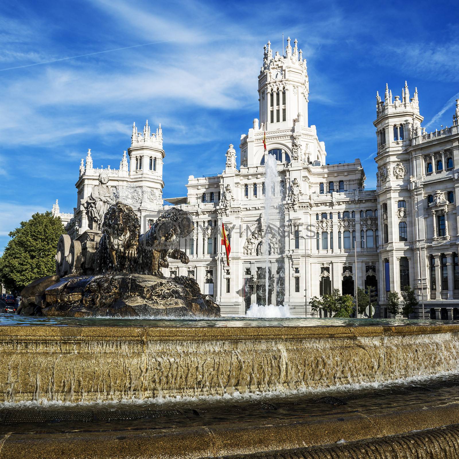 Royalty free image of palazzo de cibeles, Madrid by ventdusud