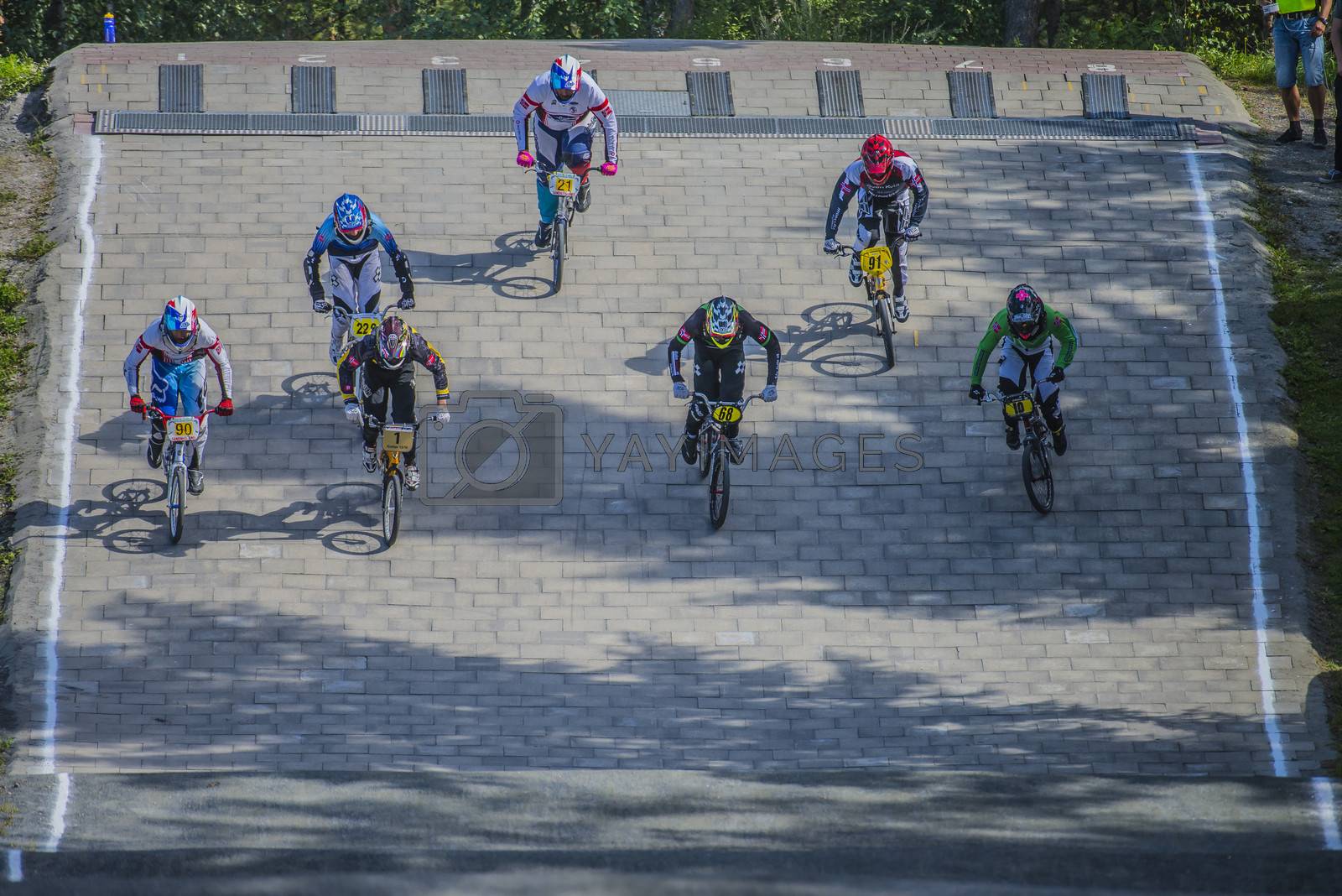 Royalty free image of Norway Cup in BMX by steirus