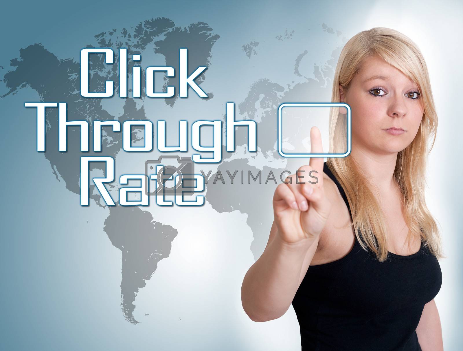 Royalty free image of Click Through Rate by Mazirama