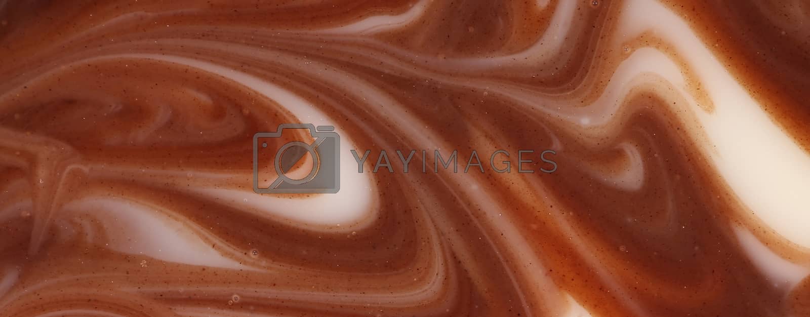 Royalty free image of Twisted chocolate mixed texture. by indigolotos
