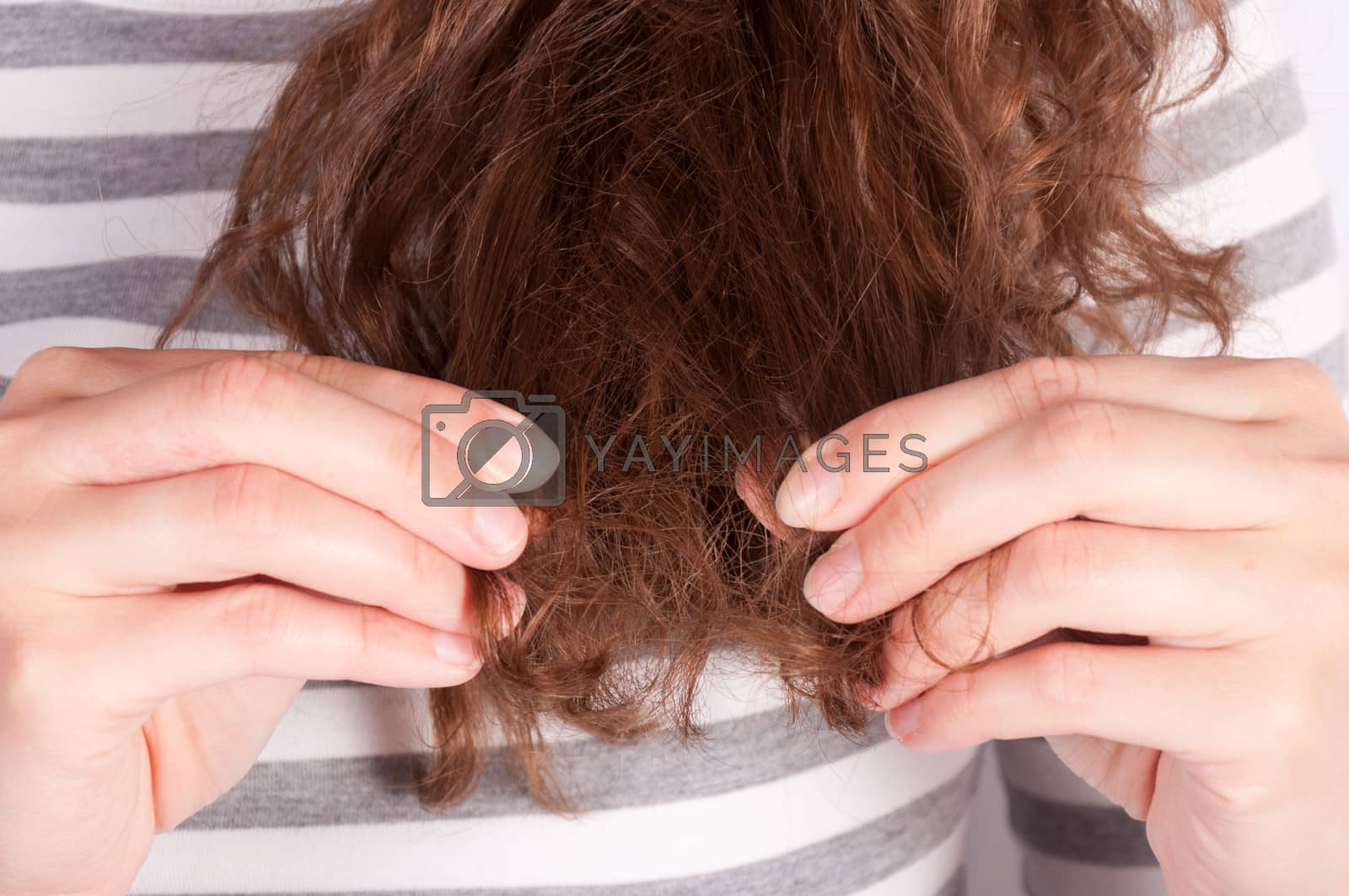 Royalty free image of Broken hair by badmanproduction