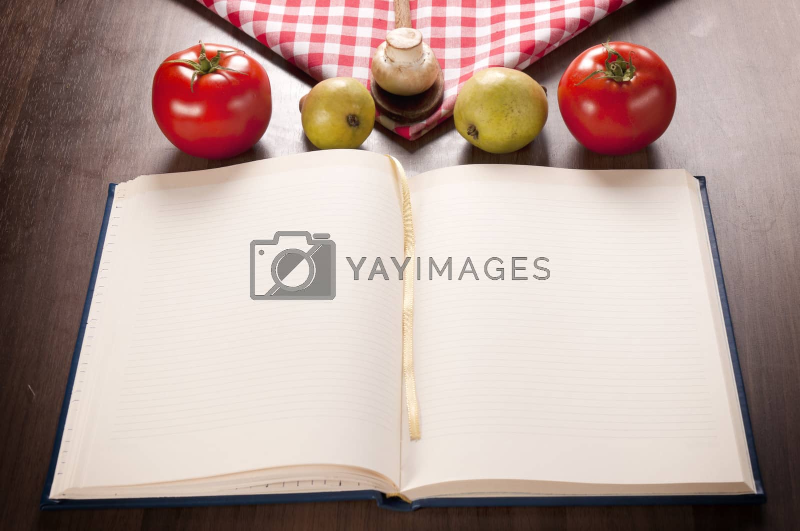 Royalty free image of Cookbook and food by badmanproduction