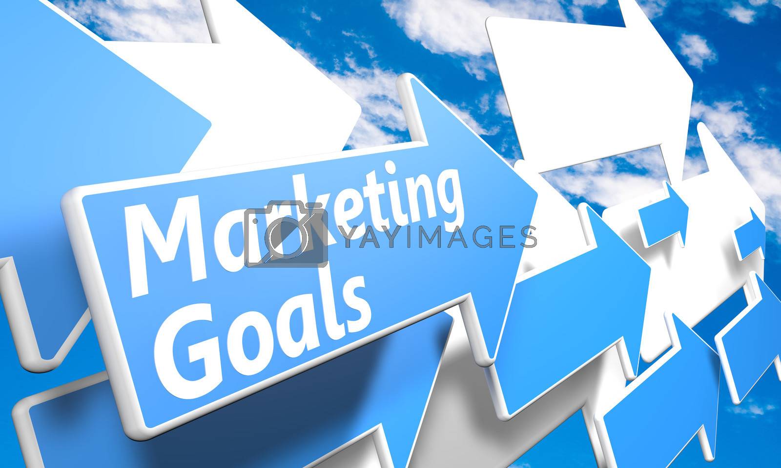 Royalty free image of Marketing Goals by Mazirama