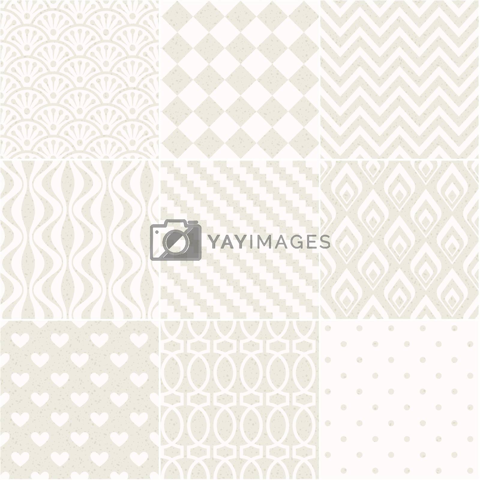 Royalty free image of seamless geometric pattern grain paper texture by pauljune