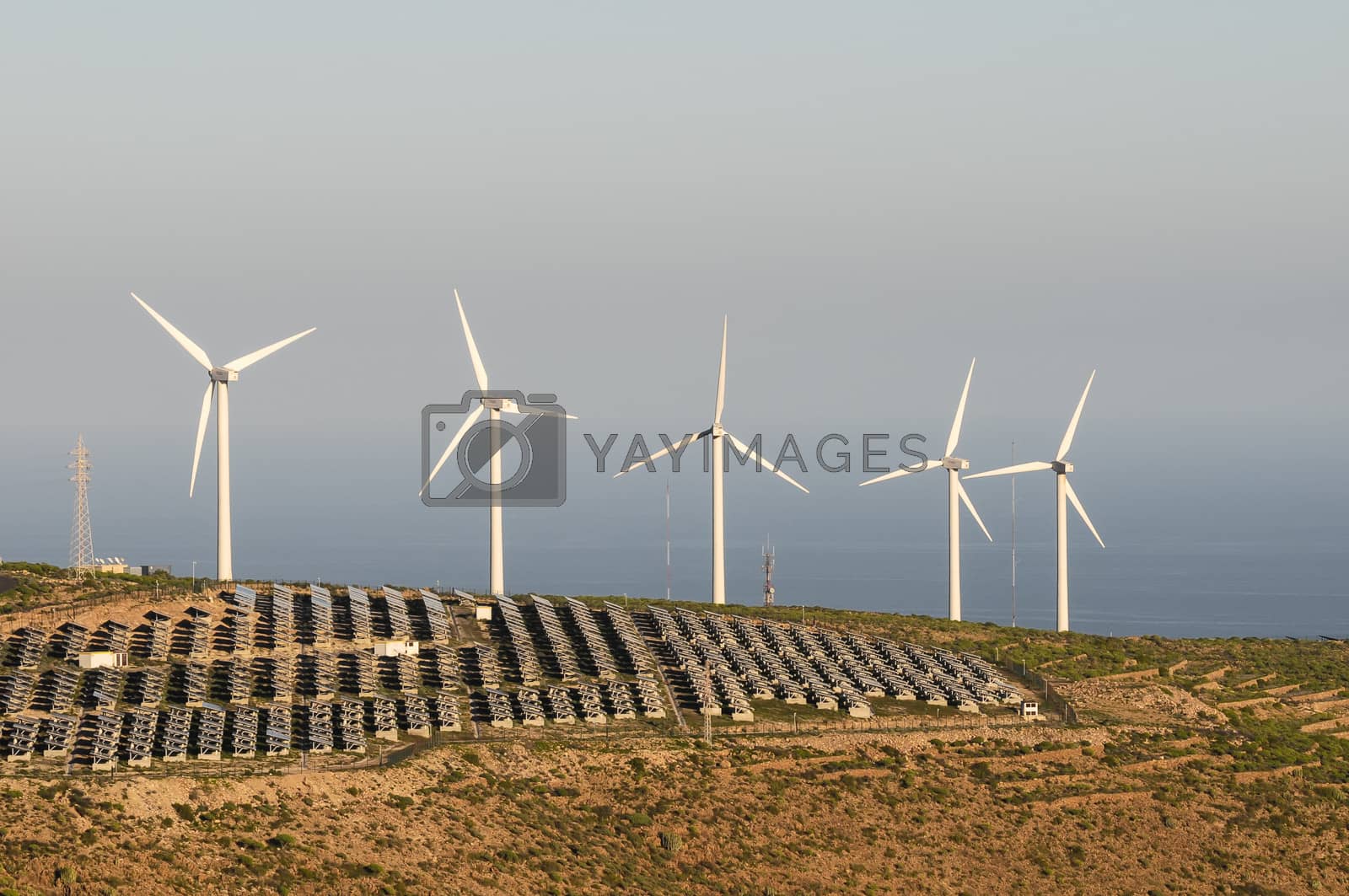 Royalty free image of Power Plant Renewable Energy by underworld