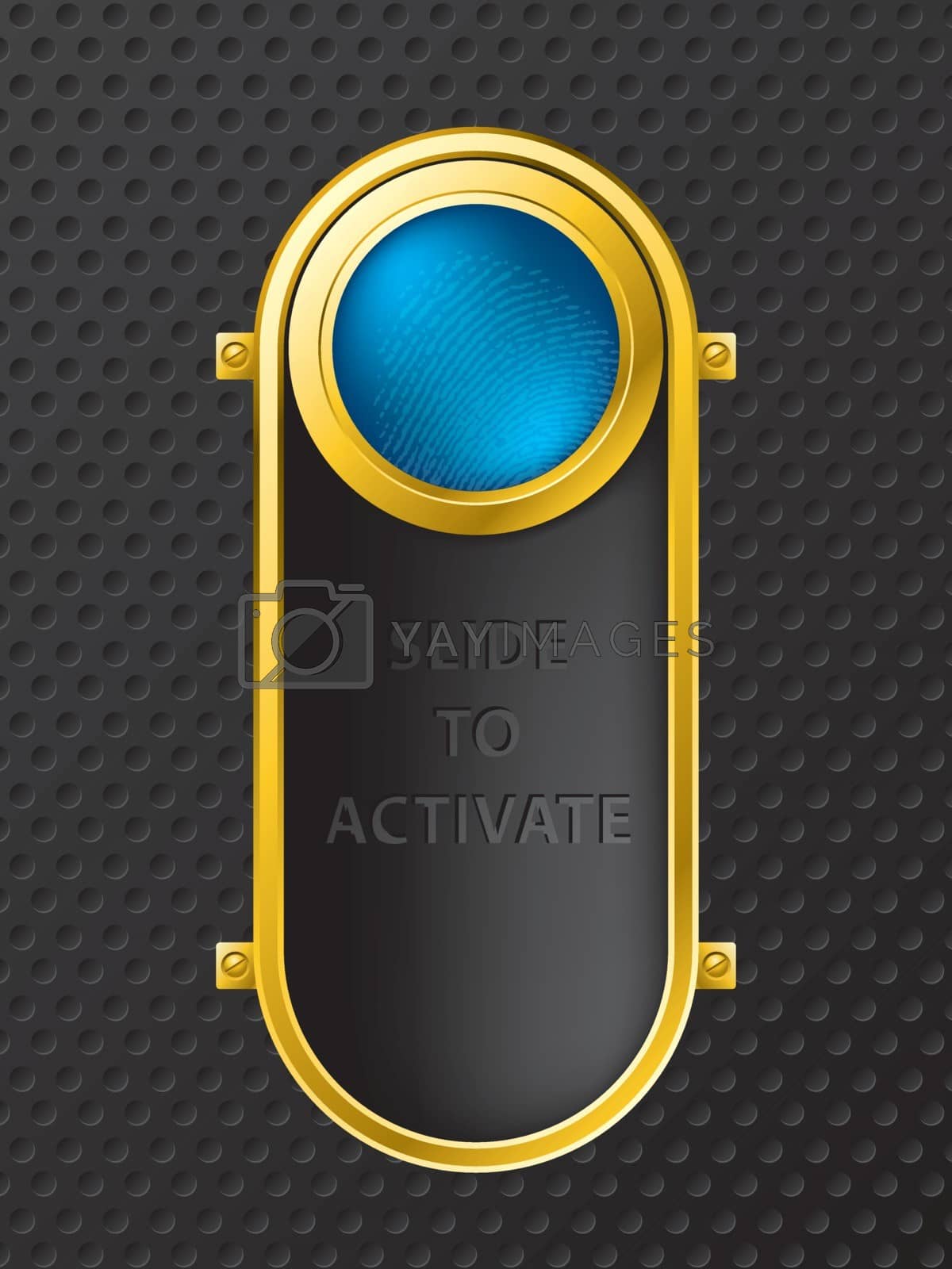 Royalty free image of Slide to activate by vipervxw