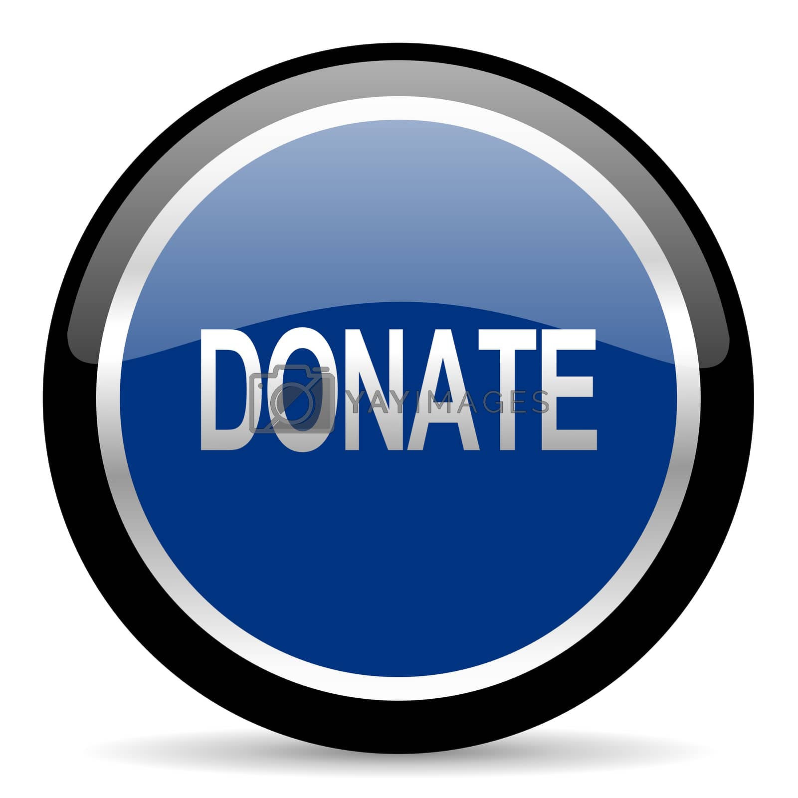 Royalty free image of donate icon by alexwhite