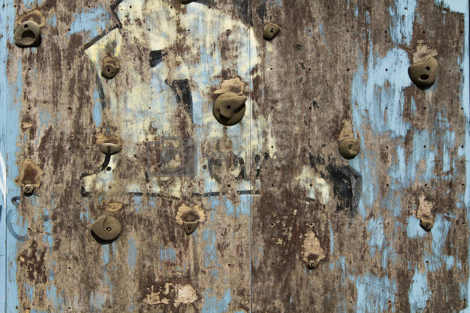 Royalty free image of Old climbing wall by klaphat