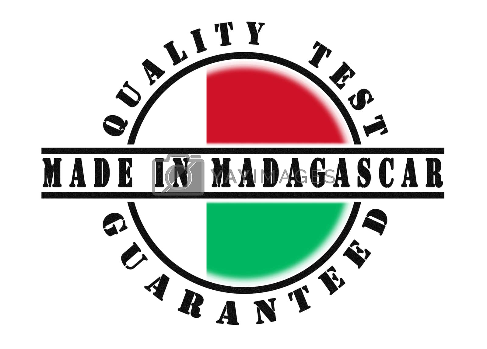Royalty free image of Quality test guaranteed stamp  by michaklootwijk