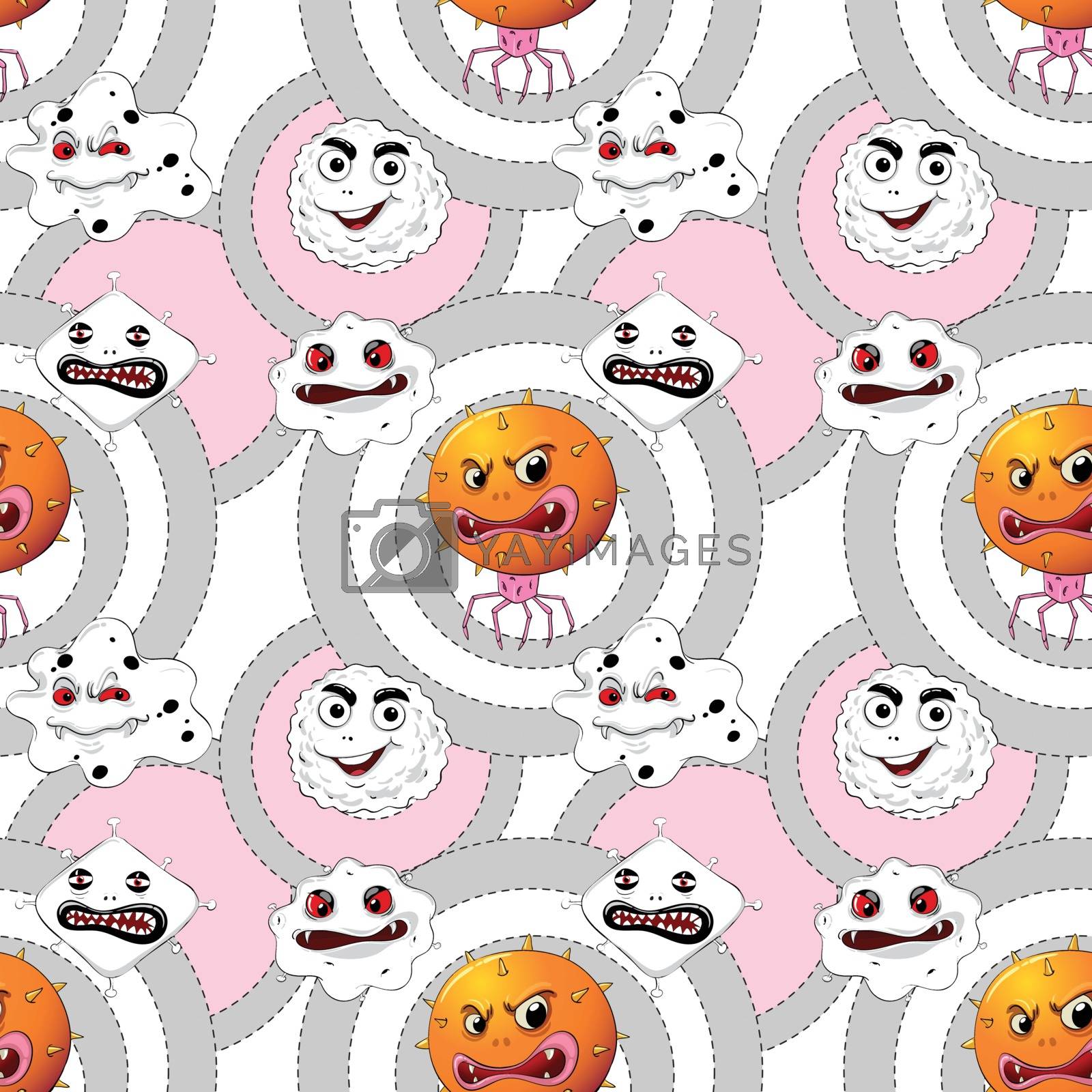 Royalty free image of Seamless pattern with kid's theme by iimages