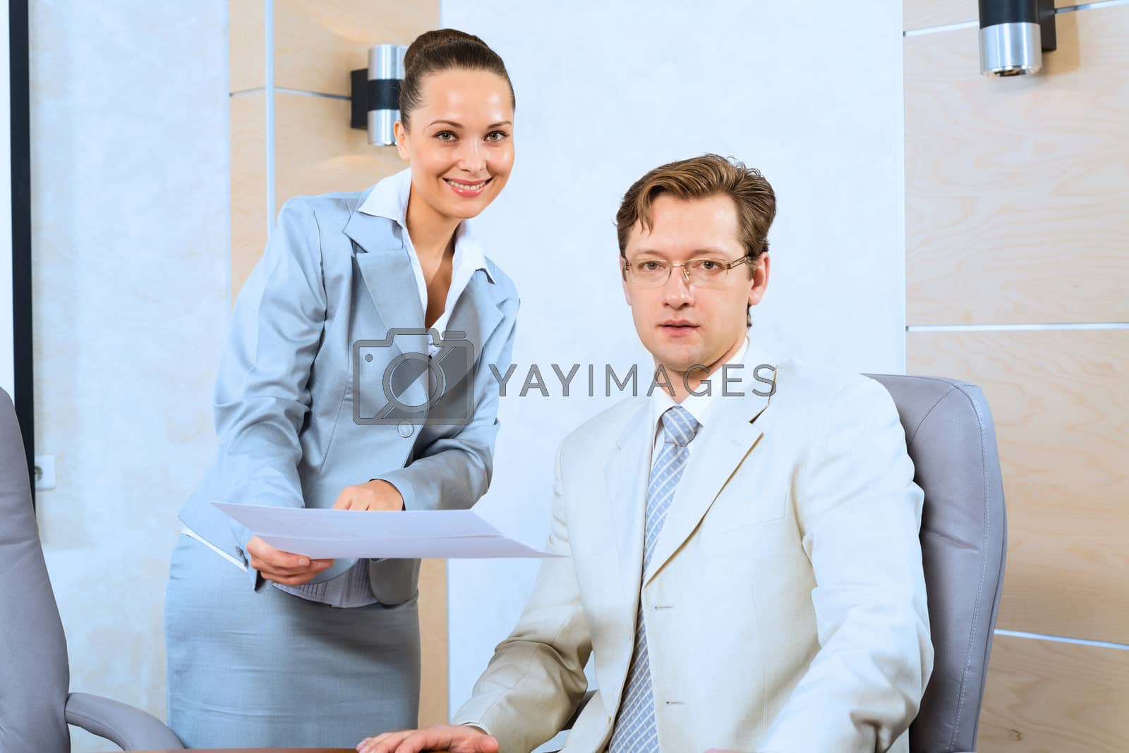 Royalty free image of two businessmen by adam121