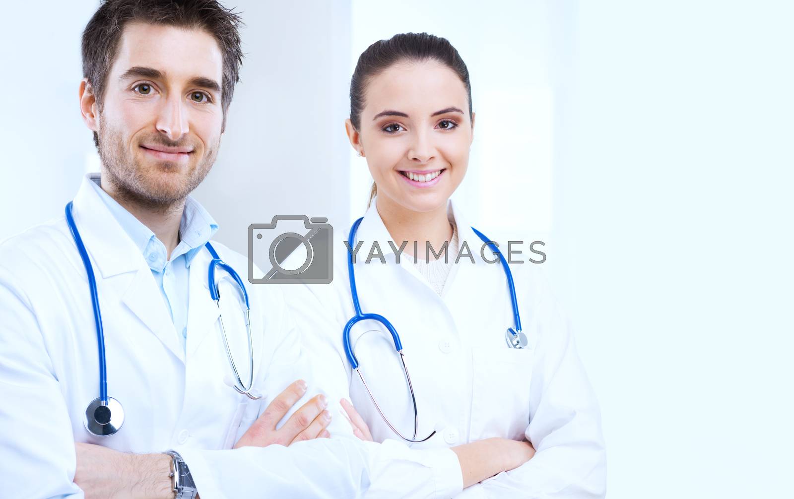 Royalty free image of Smiling doctor by stokkete