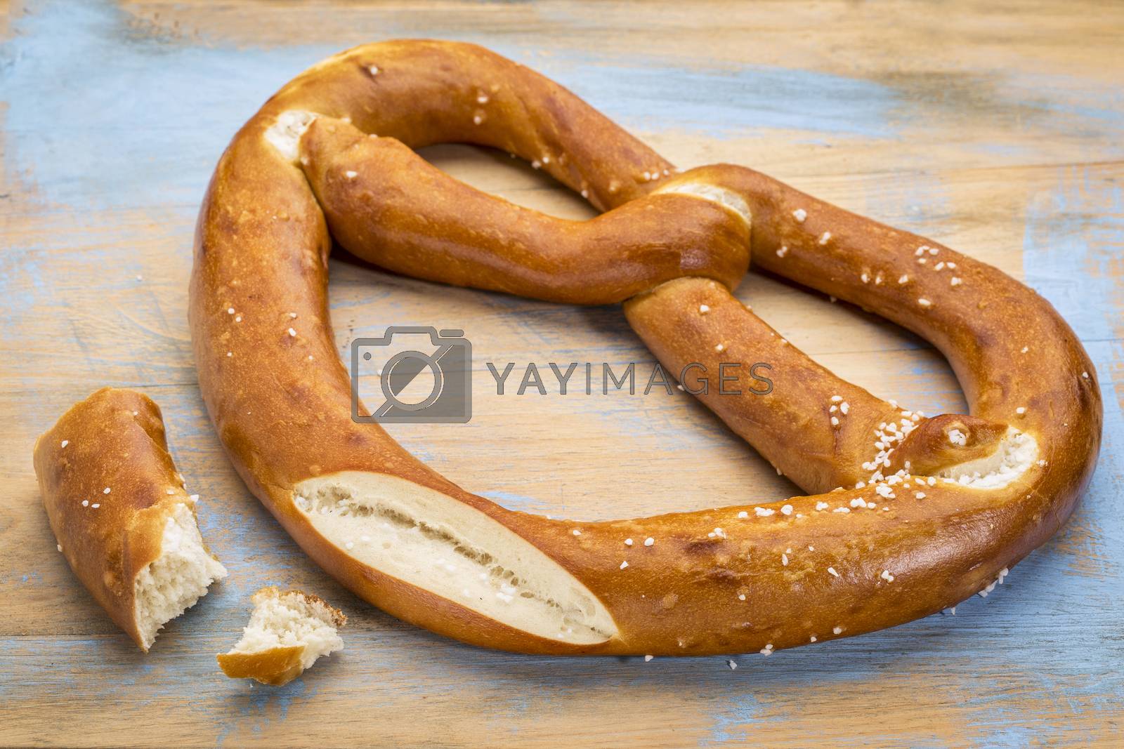 Royalty free image of big pretzel twist by PixelsAway