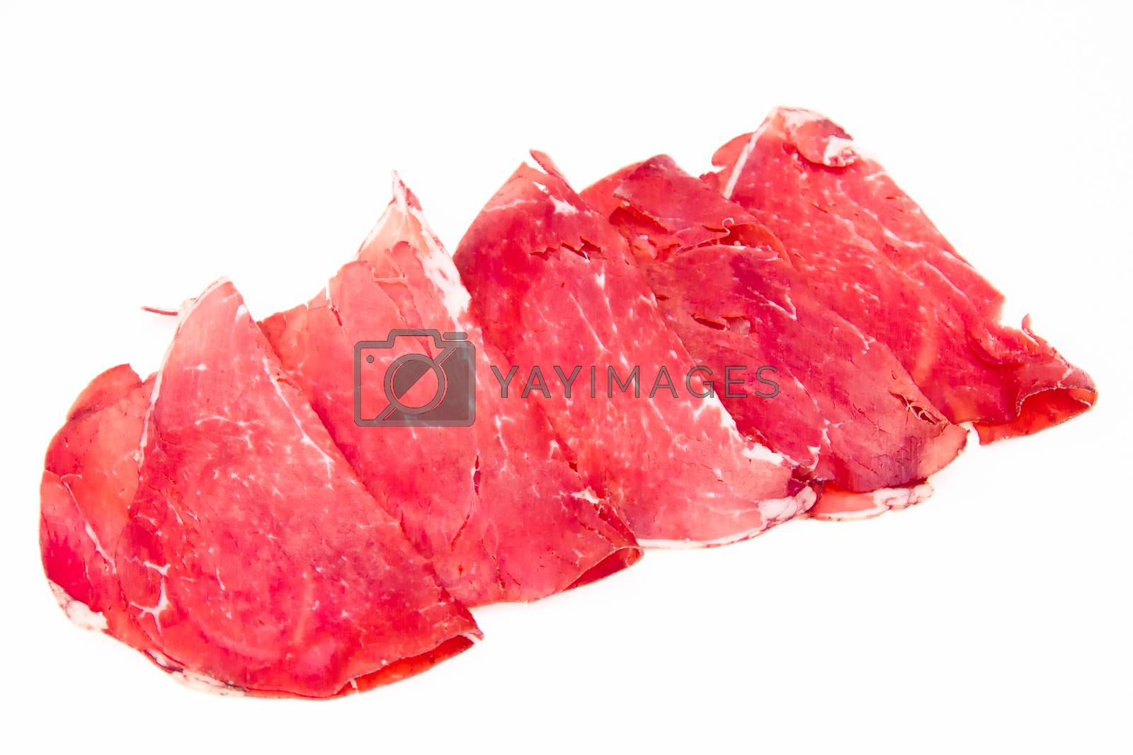 Royalty free image of Bresaola by spafra