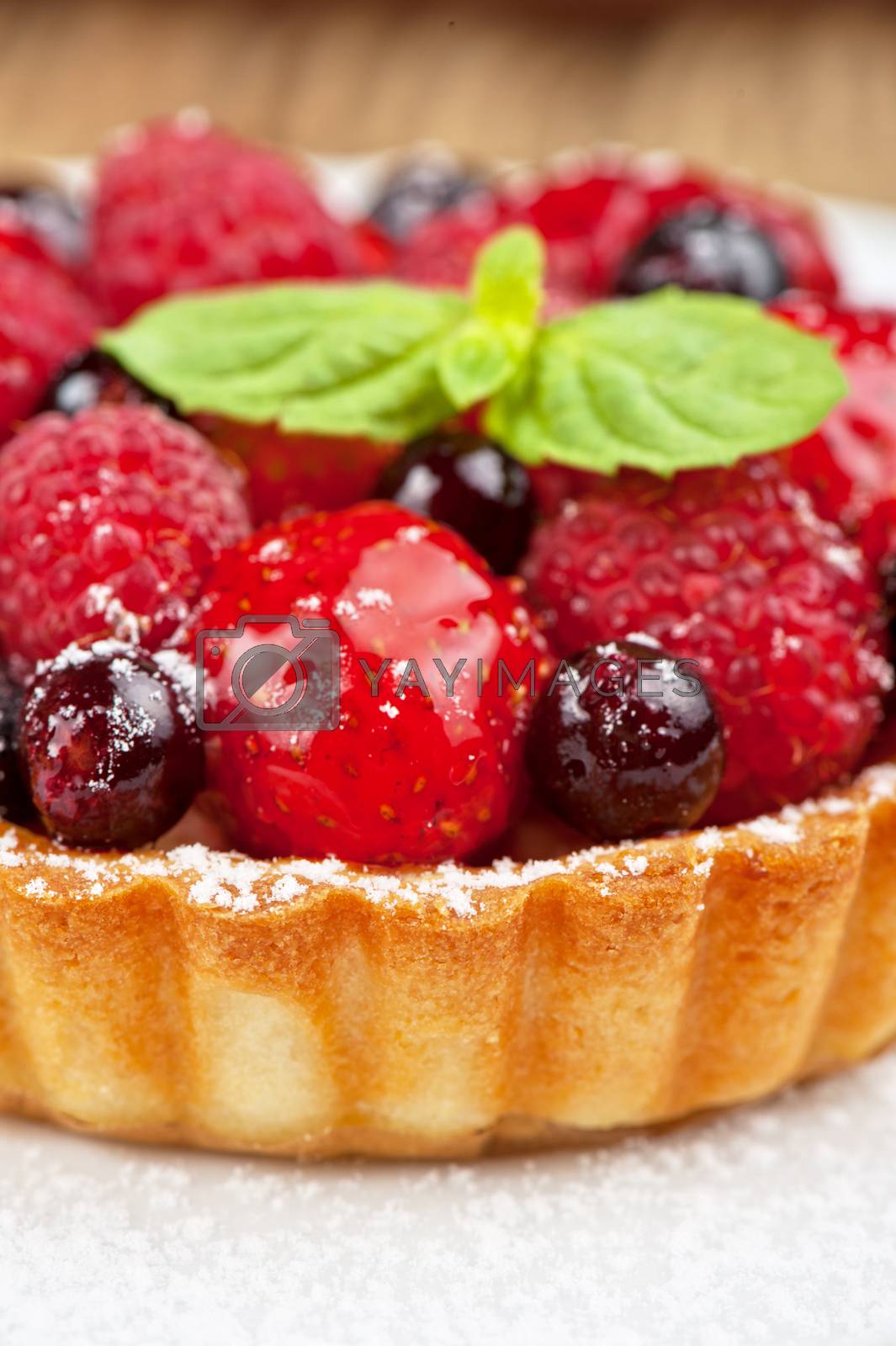 Royalty free image of Cake with fresh berries by rusak