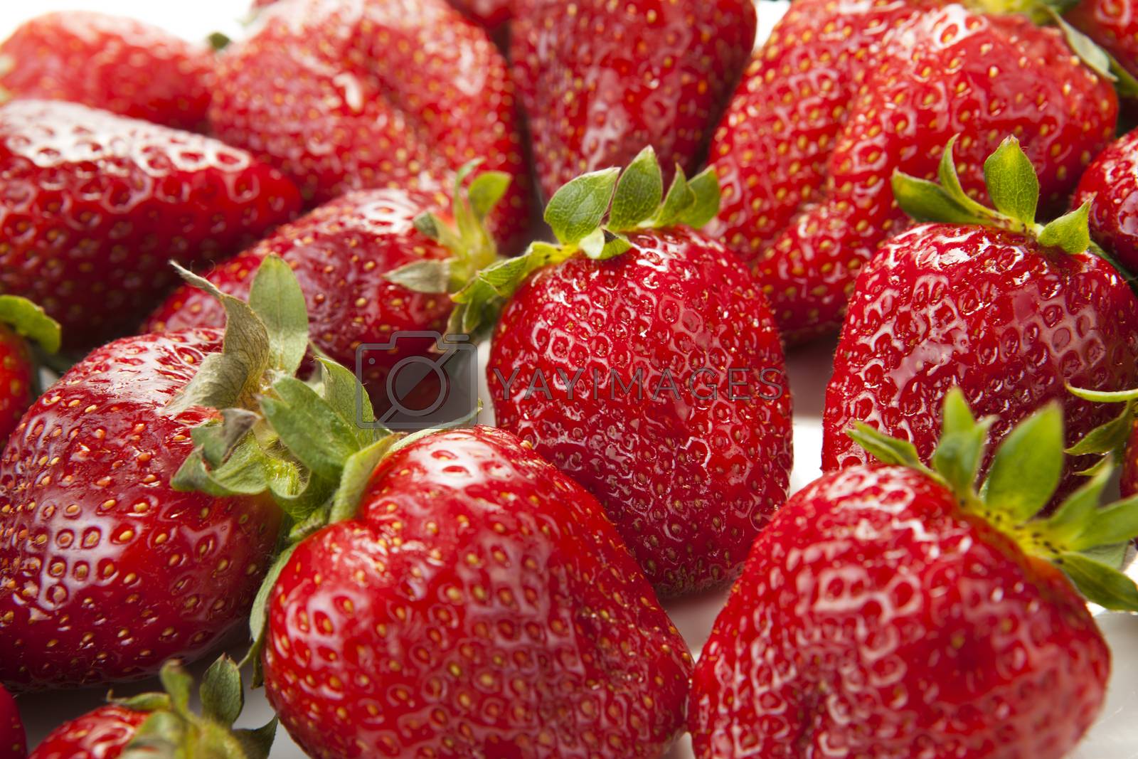 Royalty free image of handful of strawberries  by mizar_21984