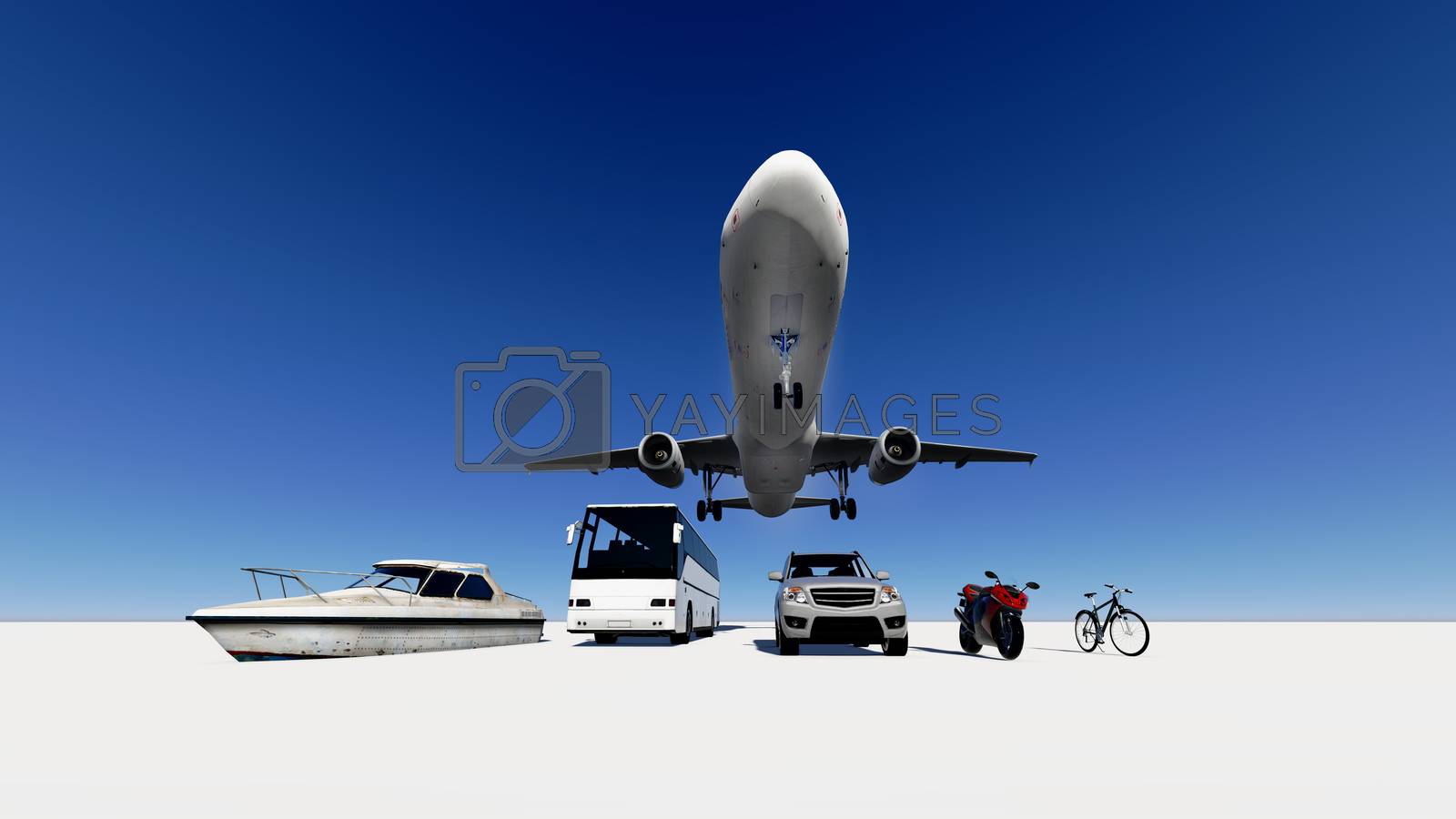 Royalty free image of transportation by apichart