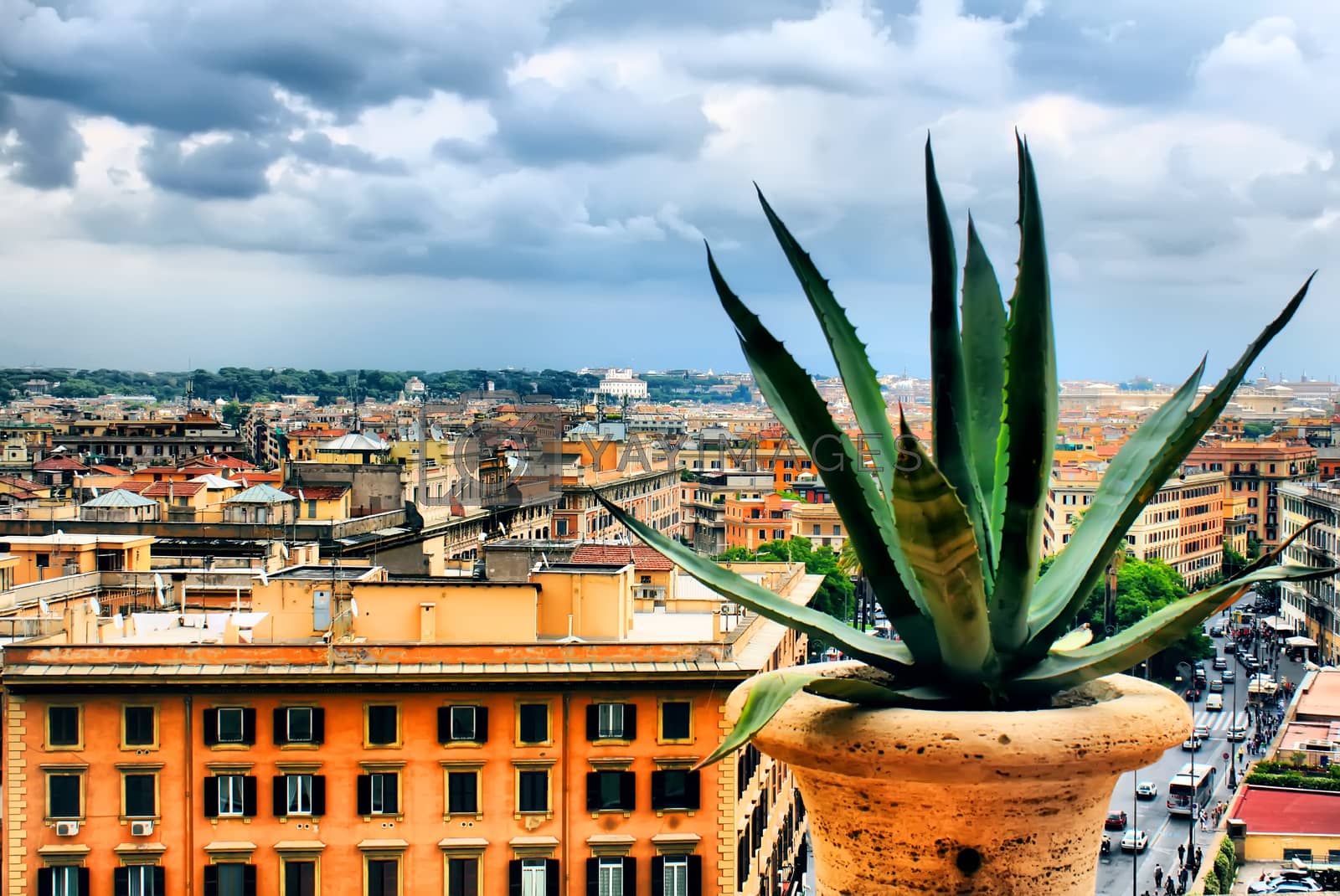 Royalty free image of Rome view by 578foot