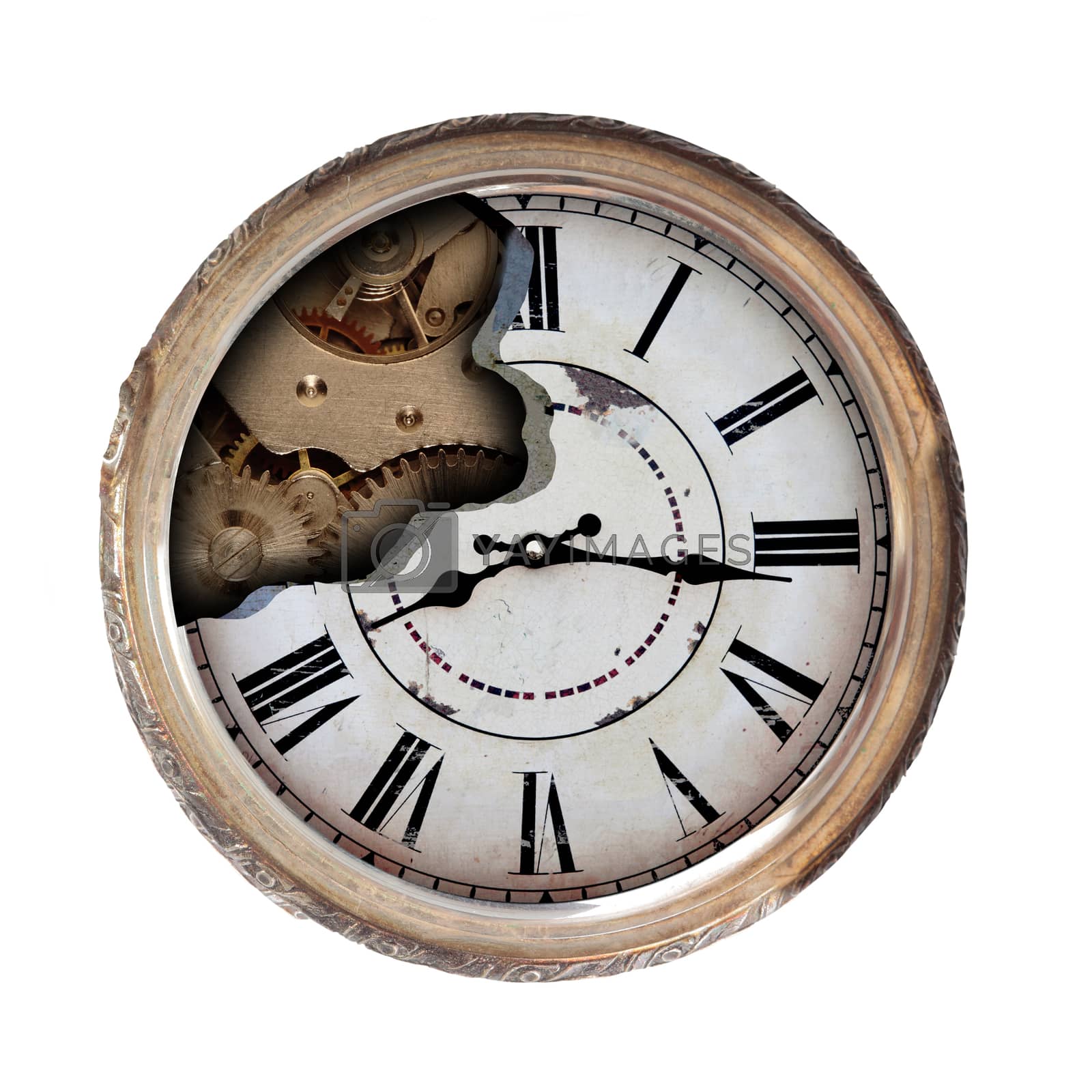 Royalty free image of old clock by erllre