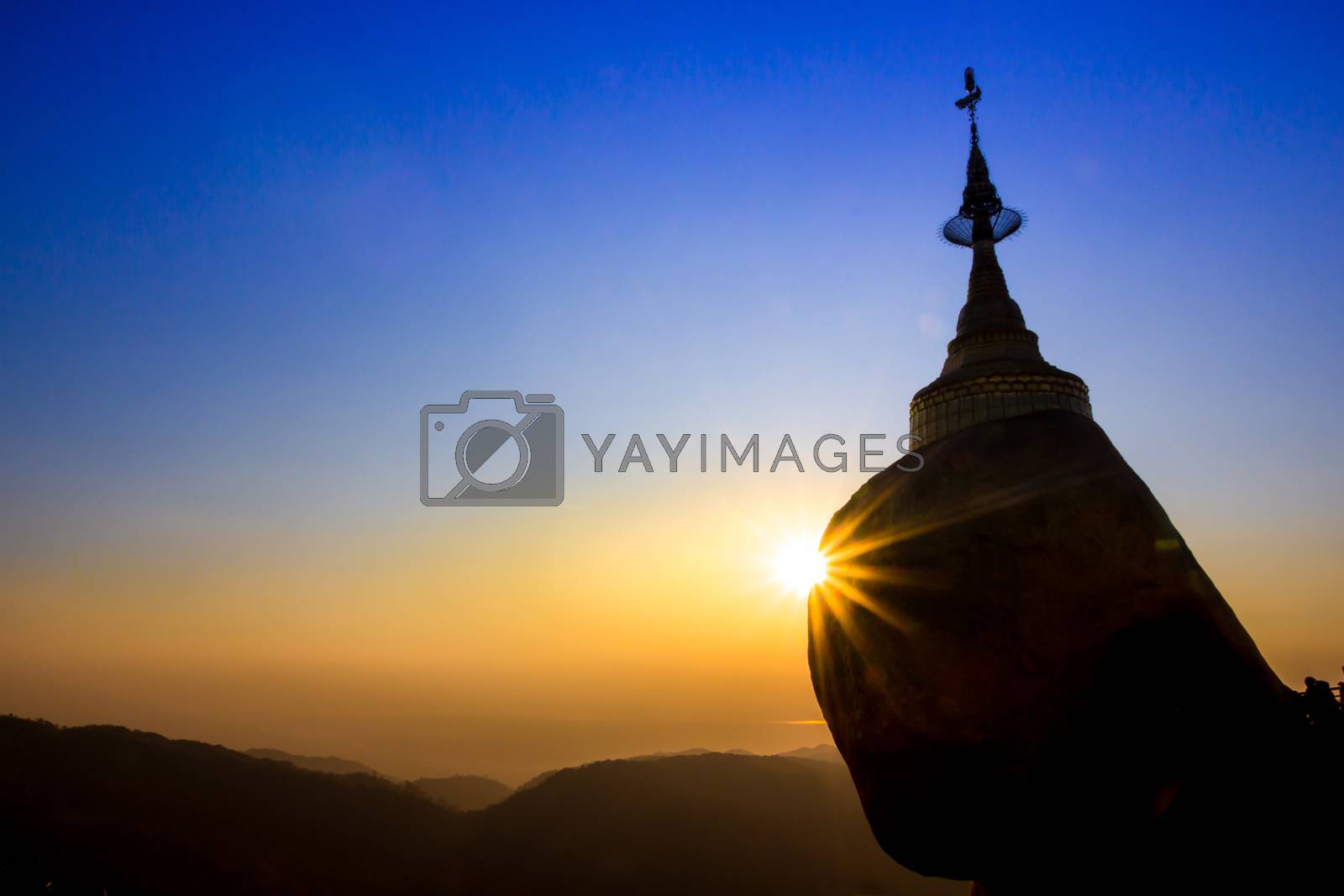 Royalty free image of Kyaiktiyo Pagoda  by happystock