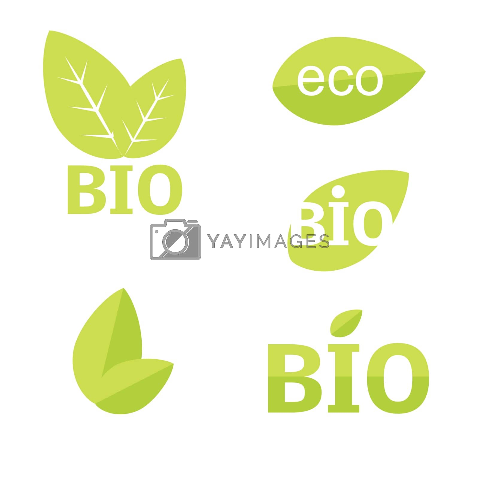 Royalty free image of Ecology, organic icon set. Eco-icons by irska