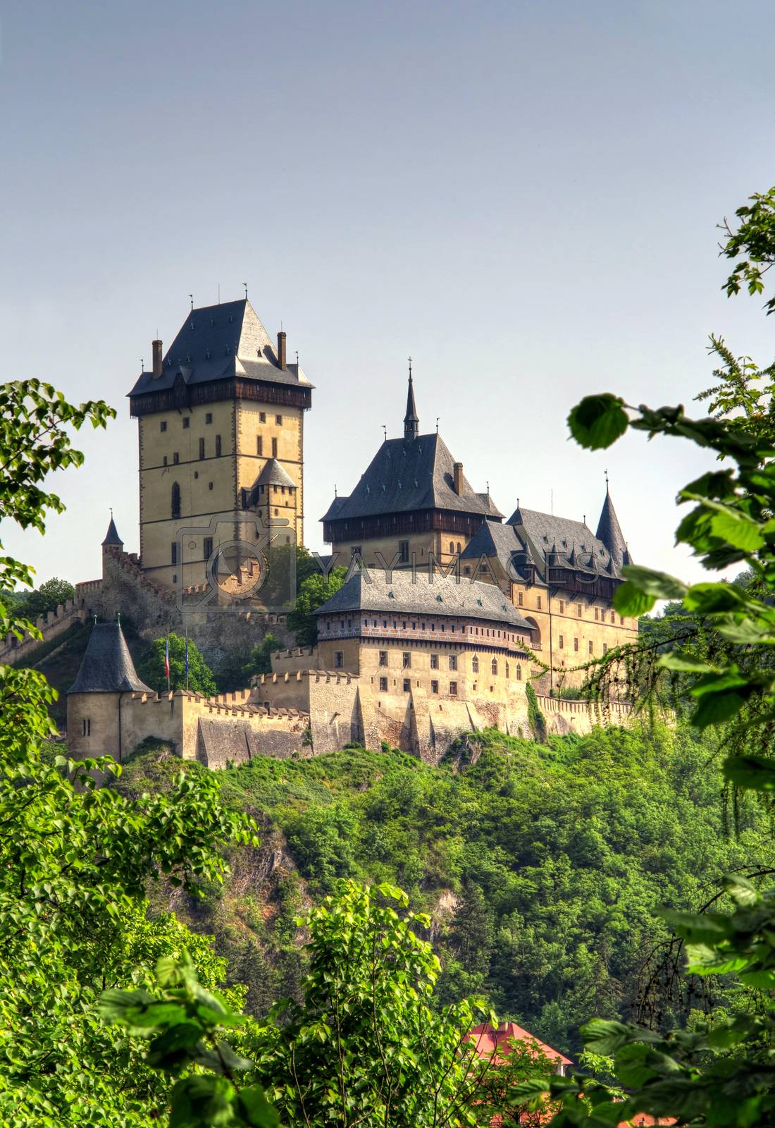 Royalty free image of karlstejn castle by Mibuch