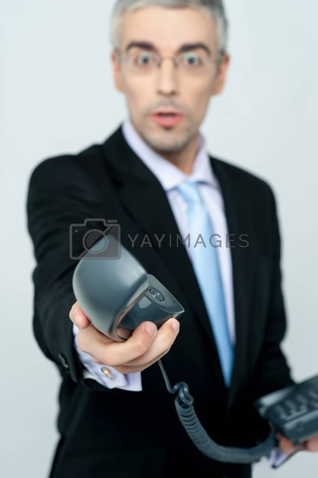 Royalty free image of Its an important business call for you by stockyimages