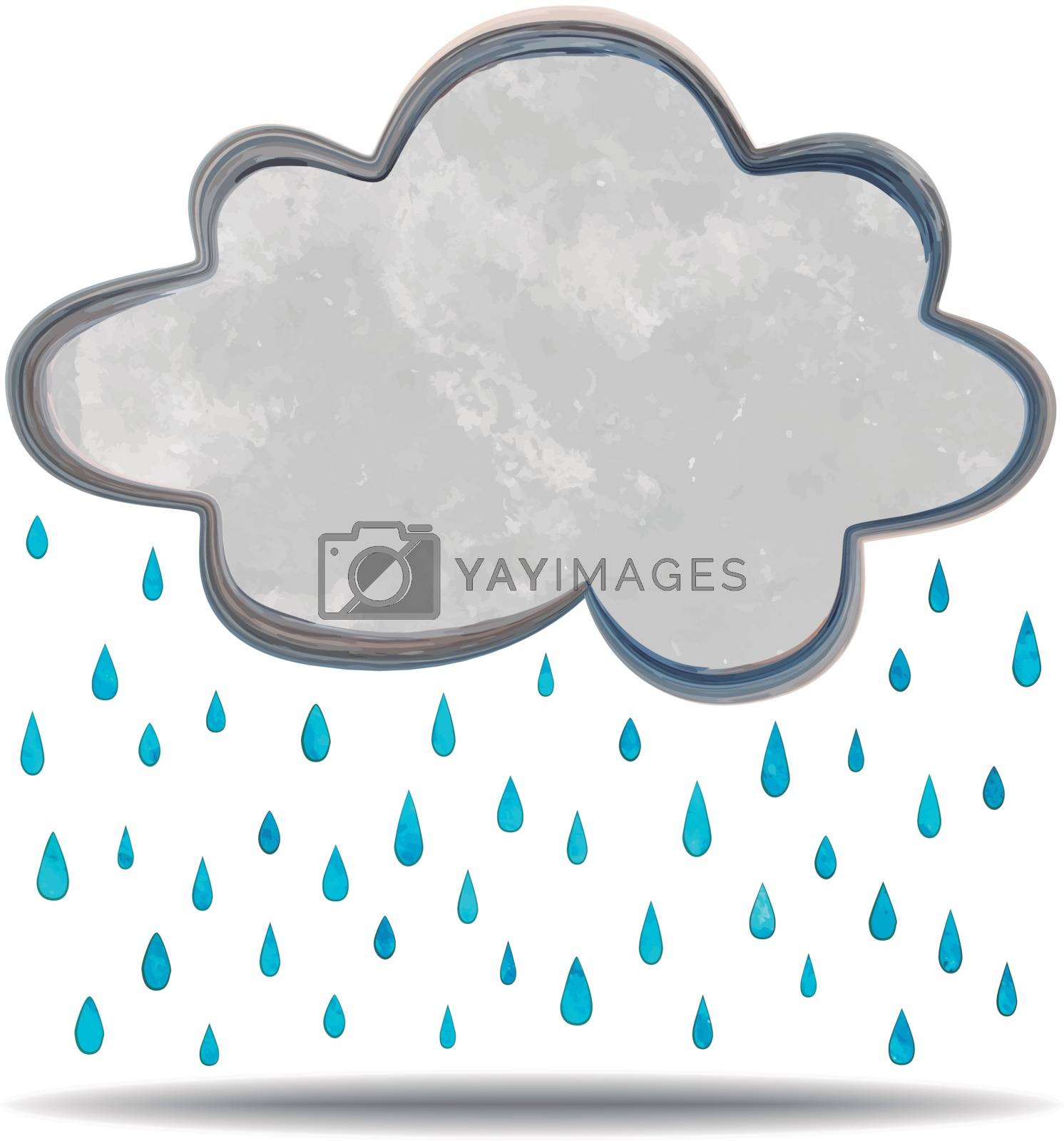Royalty free image of climate. raining cloud by noche