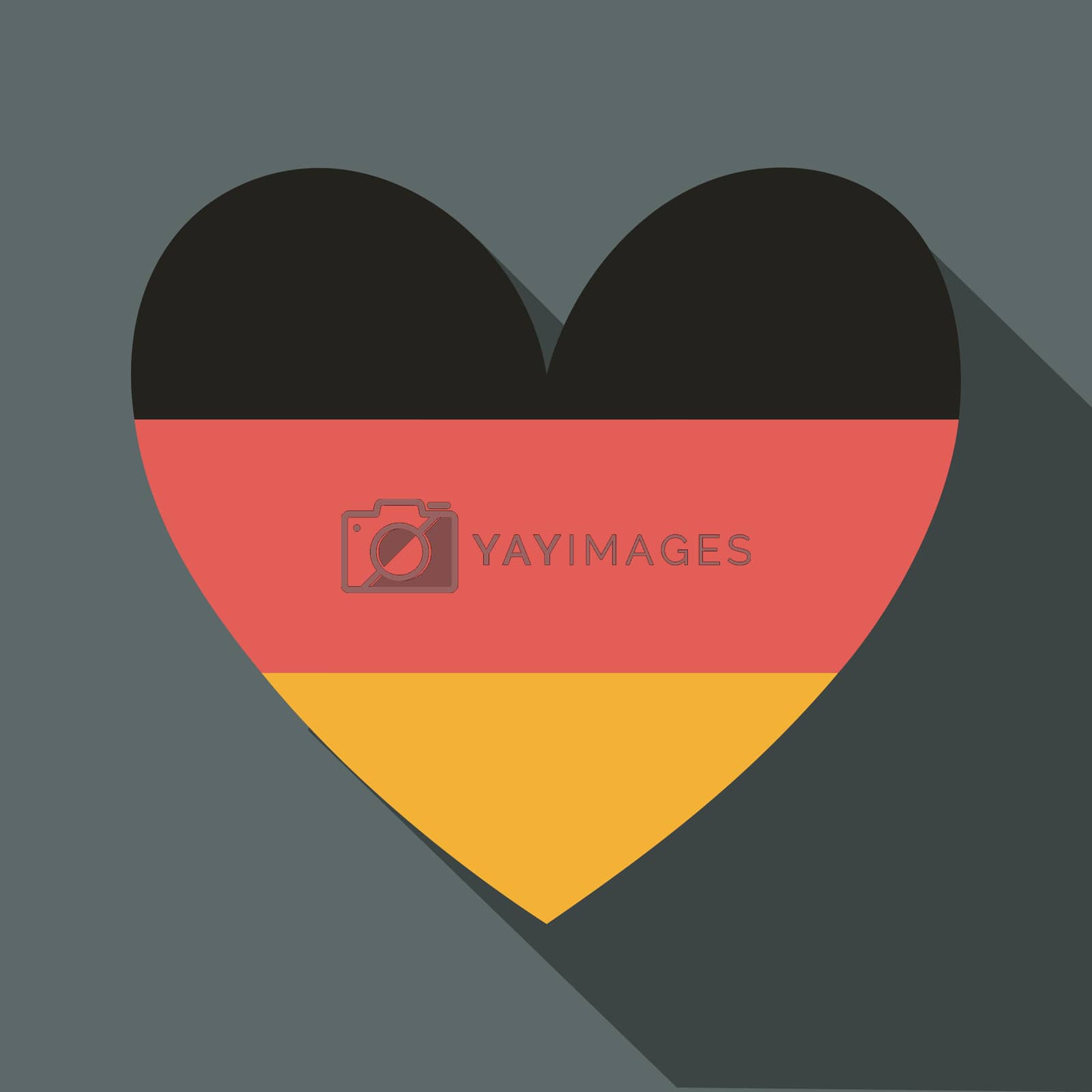 Royalty free image of German Flag Icon by ivaleksa