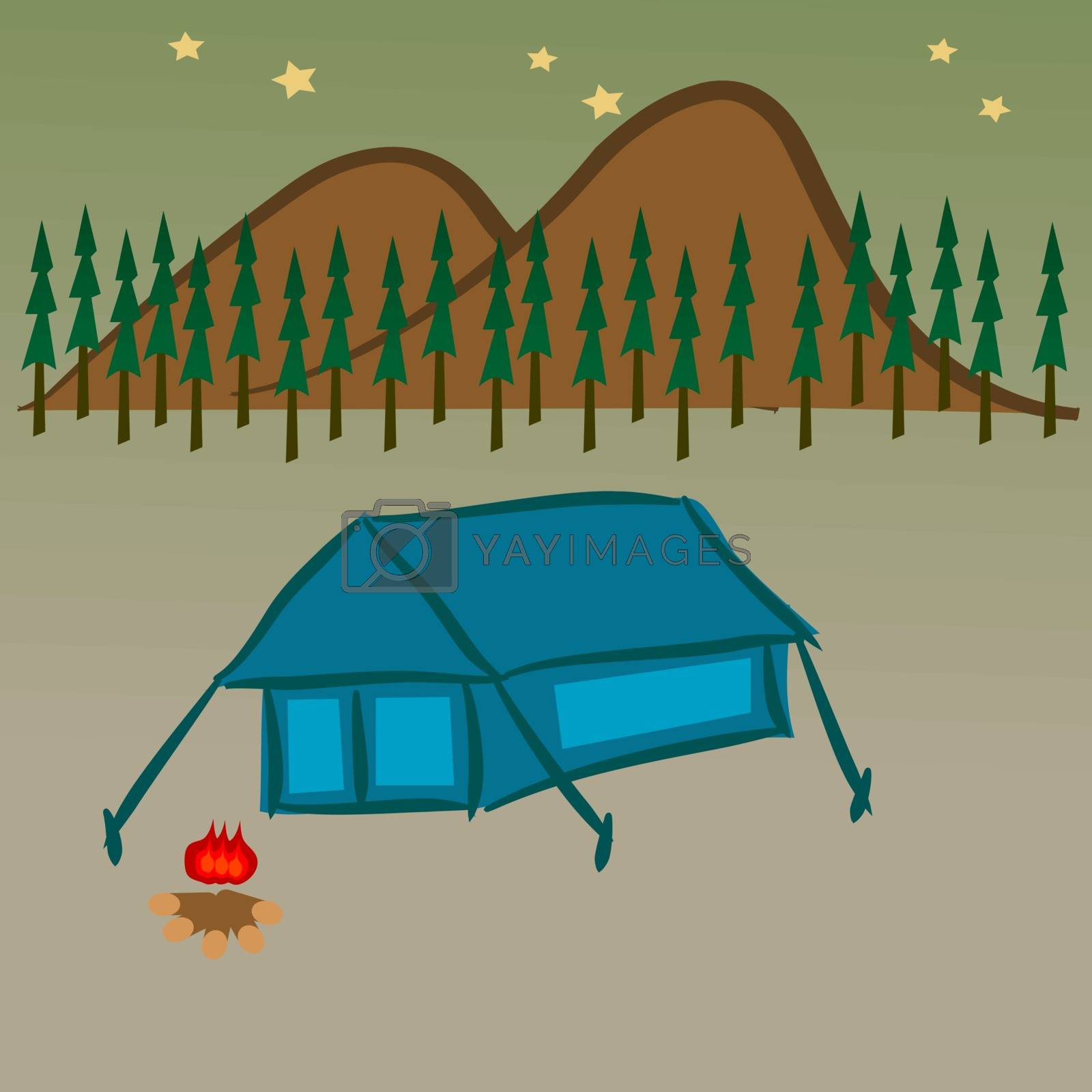Royalty free image of Camping by olovedog