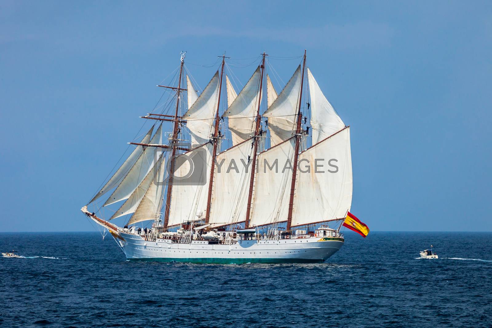 Royalty free image of Ship Juan Sebastian de Elcano by viledevil