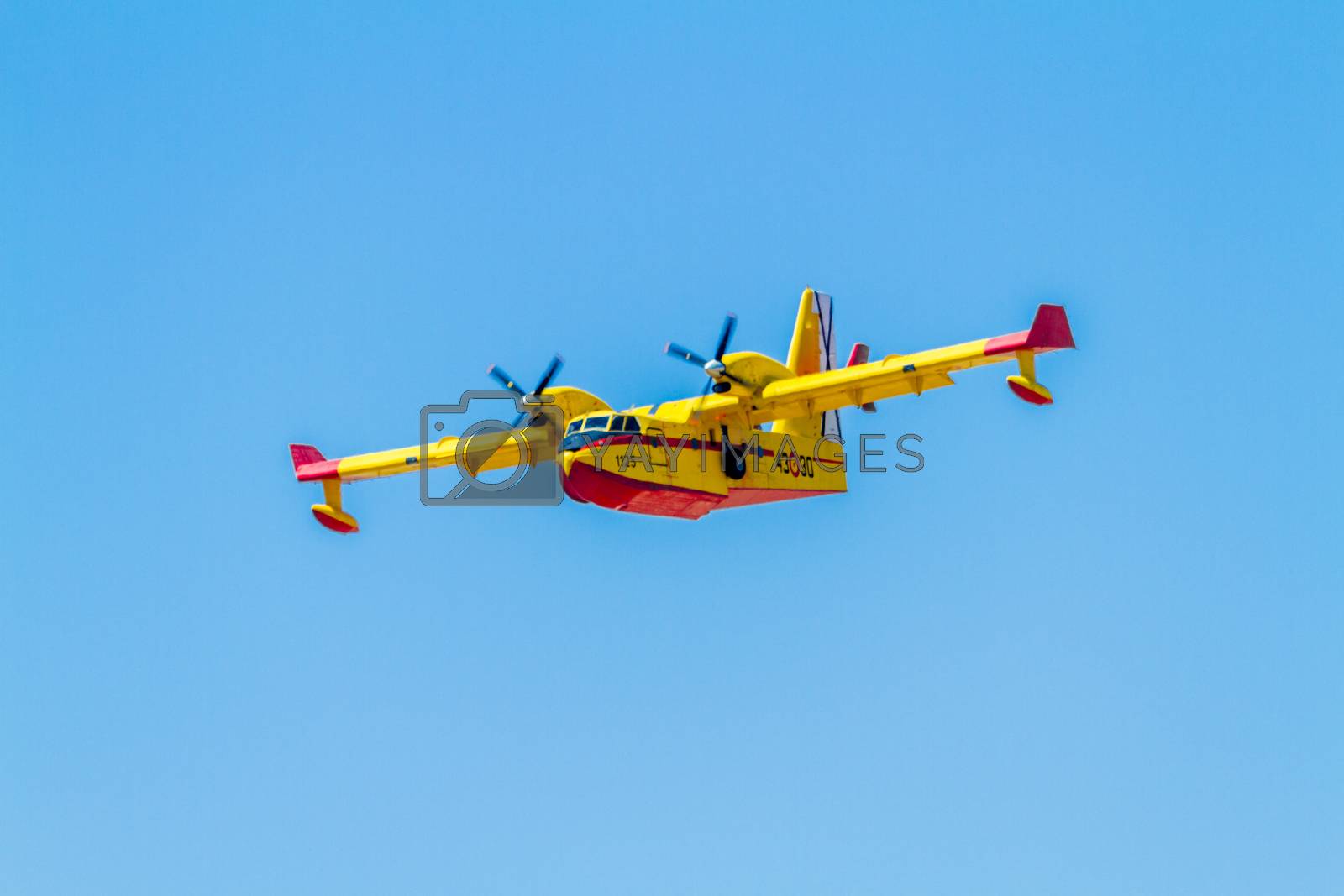 Royalty free image of Seaplane Canadair CL-215  by viledevil