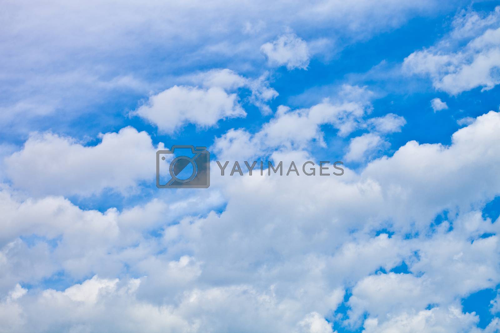 Royalty free image of blue sky with clouds by marylooo